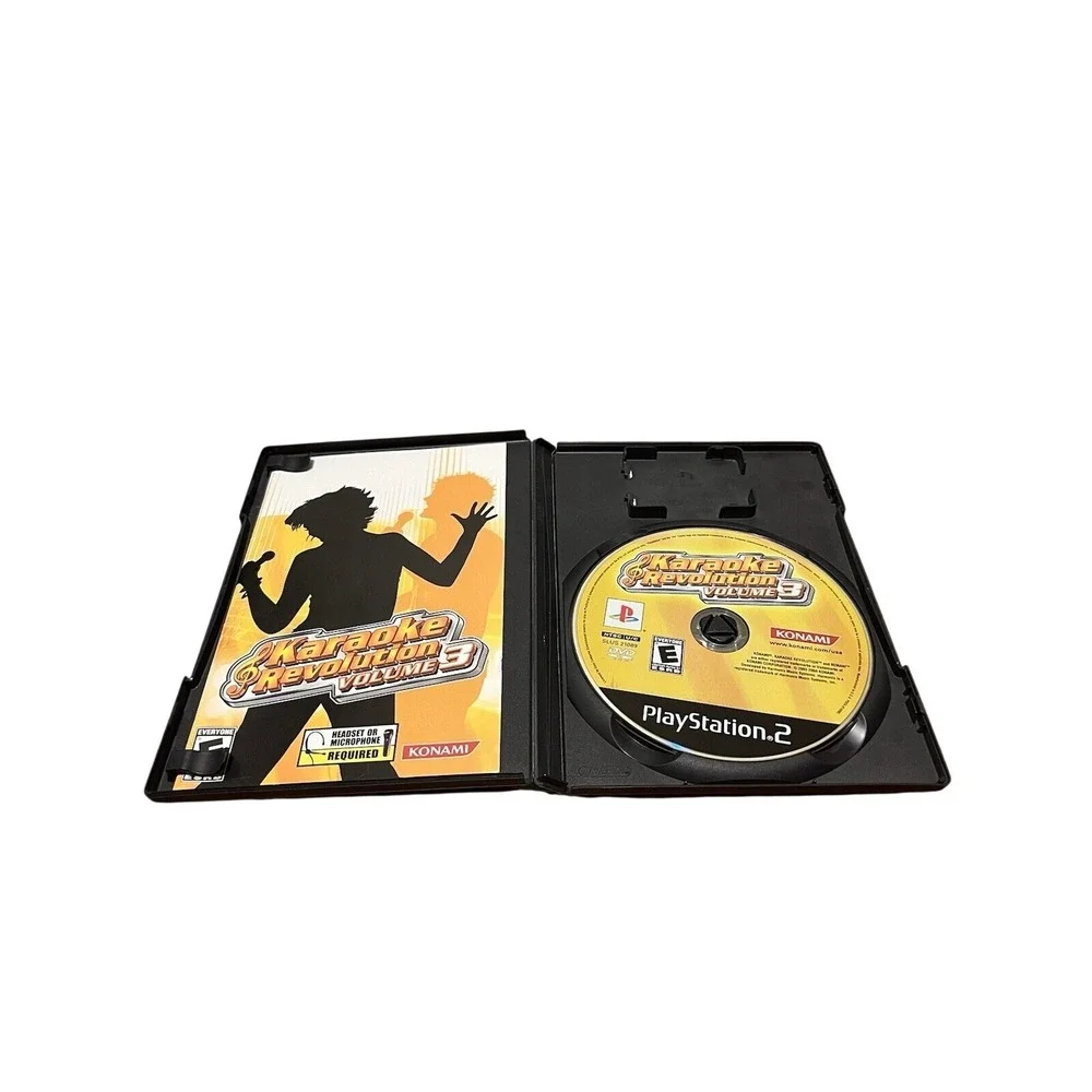 Karaoke Revolution Volume 3 Sony PlayStation‎ 2 PS2 Konami SLUS-21089 2004 Game